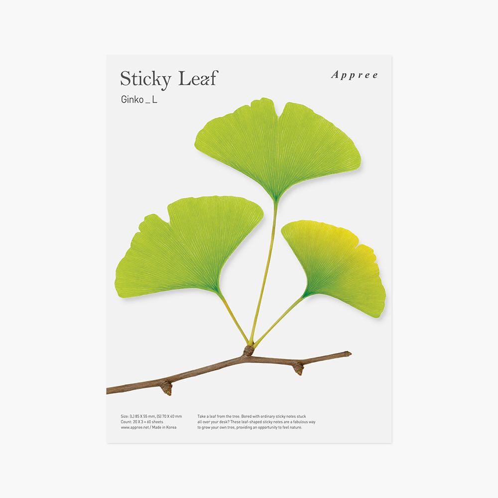 Sticky Leaf_Ginkgo(Green,L)