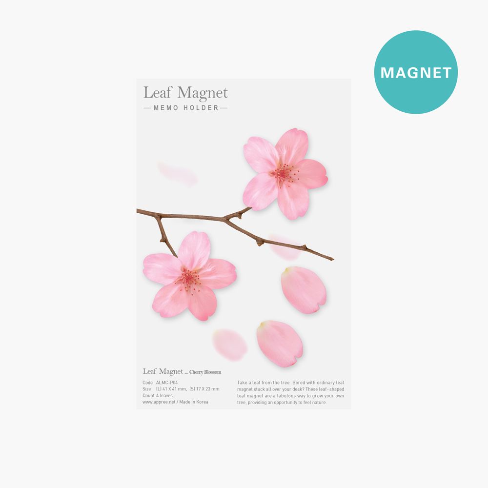 Leaf Magnet-樱花磁石贴（4p一套）