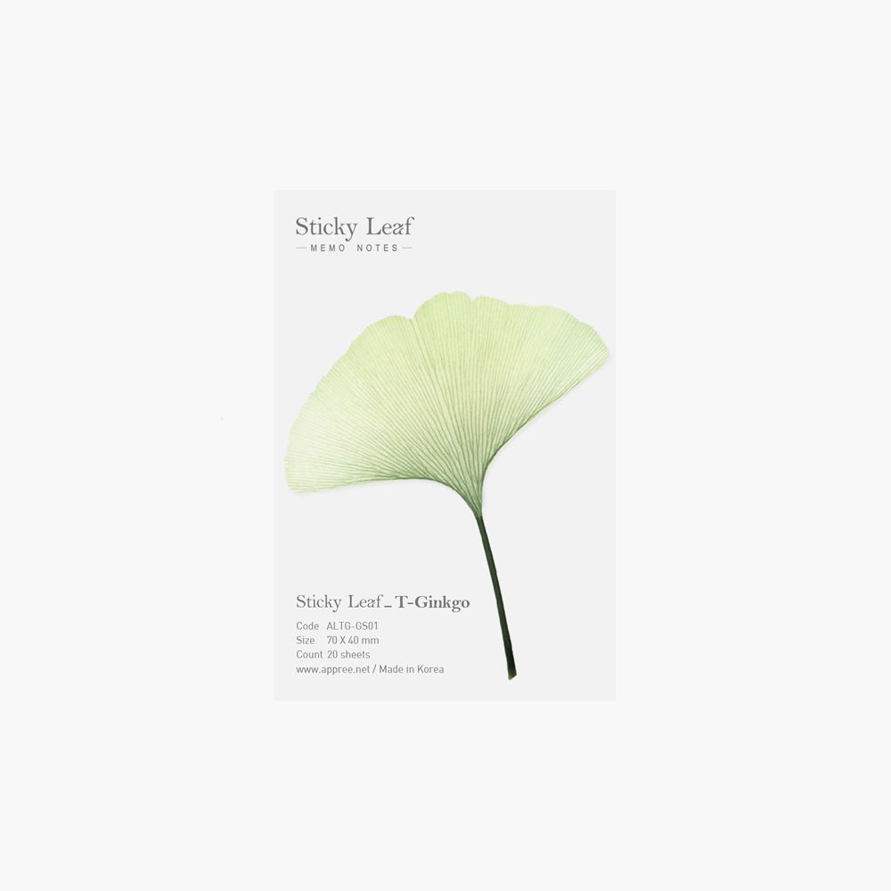 Sticky Leaf_Tracing Ginkgo(Green,S)