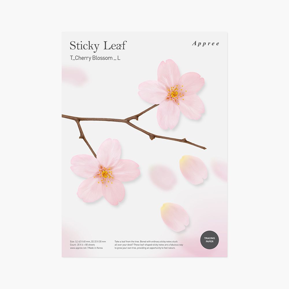 StickyLeaf_T-Cherry Blossom_Pink_L