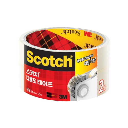 Scotch tape 508 refill(24mm x 20m) pack of 2