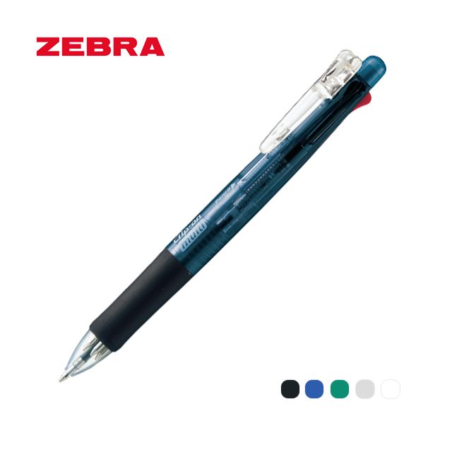 Clip-on Multi, 4Colors Ballpoint Pen(0.7mm) + Mechanical Pencil(0.5mm)