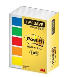 Post-it Flags Pack, 10 Pads(683-5KP)