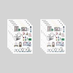 Self Cutting Sticker-16