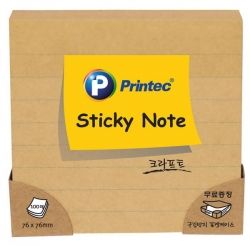 L7676K Lined Sticky Note Craft, 100 Sheets 