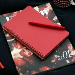 Twinring Notebook Raro Red(Dot)