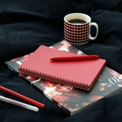 Twinring Notebook Raro Red(Dot)