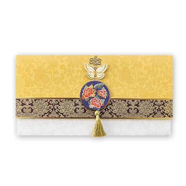 Gold Embroidery Celebration Envelope