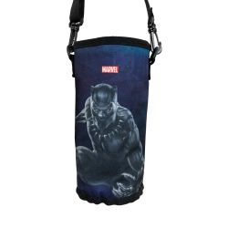Black Panther Water Bottle Pouch Cross Body Bag 