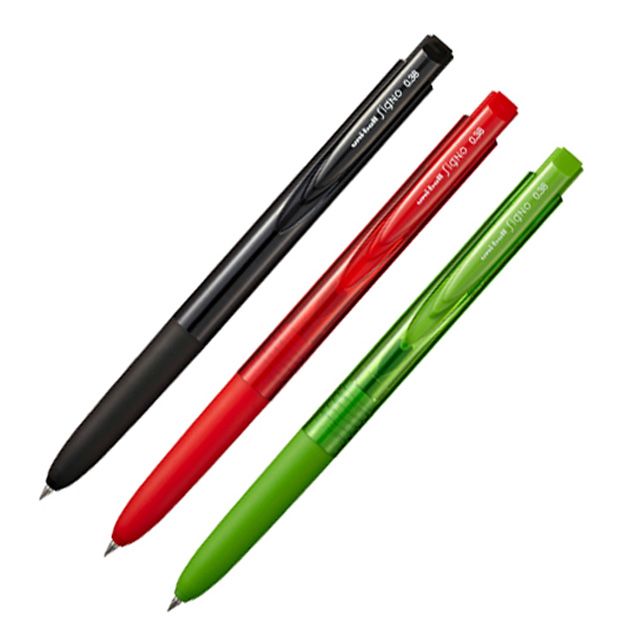 UNI-BALL SigNo Gel Ink Pen 0.38mm with Knock Indicator, 10 Pack 