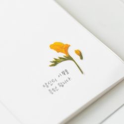 Press Flower Stickers_Freesia