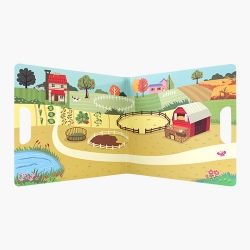 ARIATI Magnetic Storytrlling Play- Going To the Weekend Farm, 32PCS