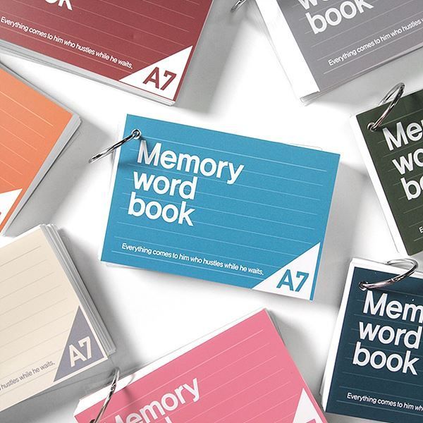 A7 Memory Ring Word Book