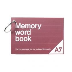 A7 Memory Ring Word Book