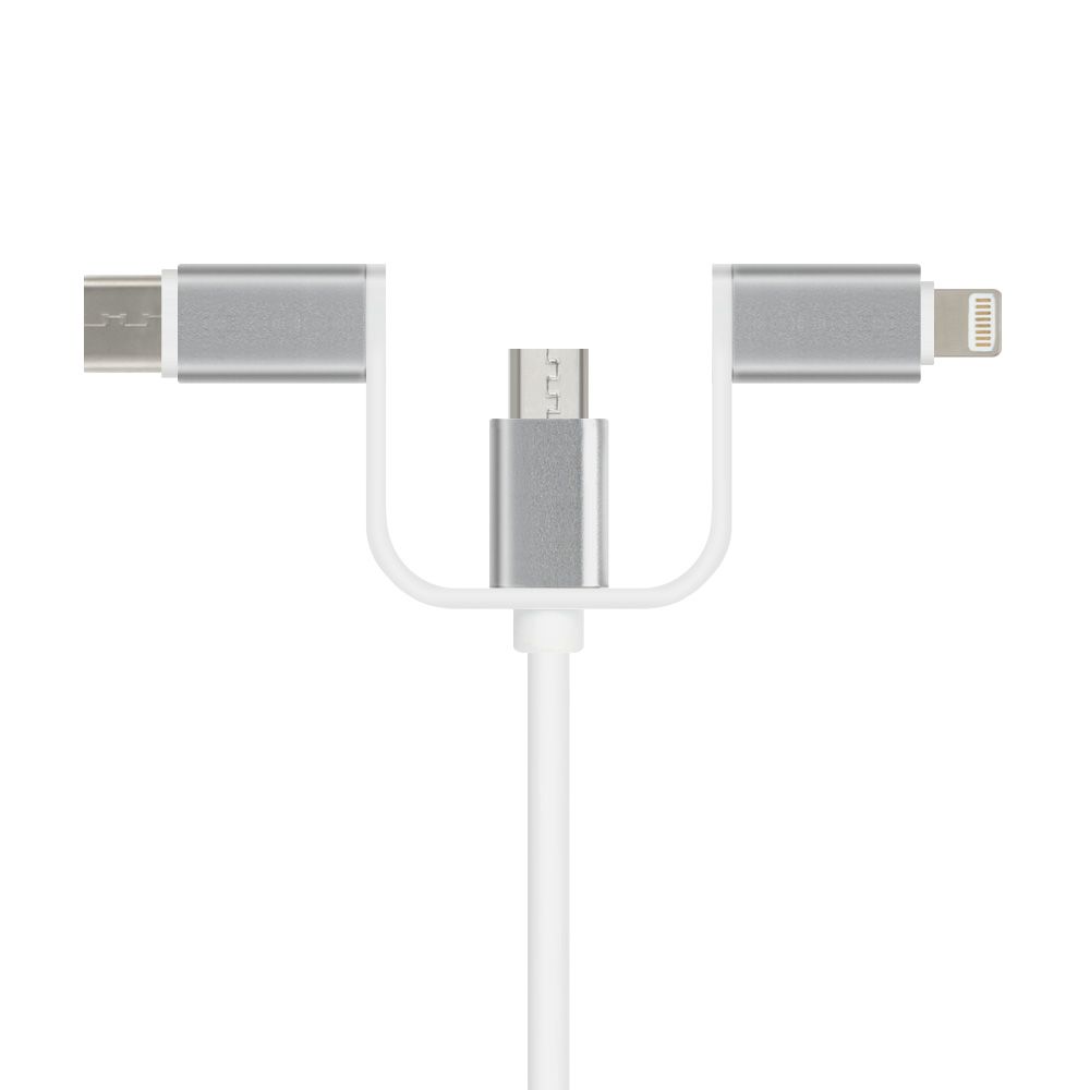 Ligntning 8Pin to USB 2.0 Cable, Type C, Micro 5Pin