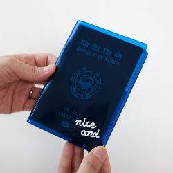 Clear Color Passport Cover