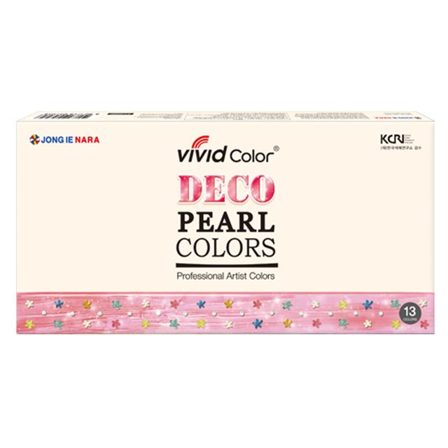 Deco Pearl Color Paints 7.5ml, 13Colors