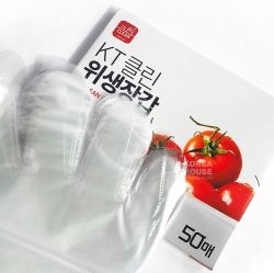 KT Clean Plastic Glove 500ea