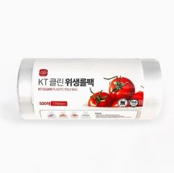 KT Clean Plastic Poly Bag 500ea, 170X250mm