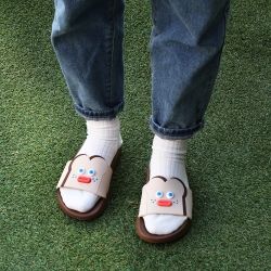 Brunch Brother Pop-Eye Slippers Toast
