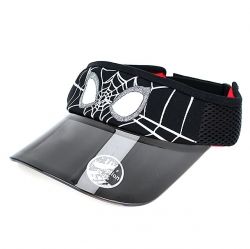 Spider Man Black UV Sun Visor  for Age 3-7