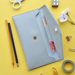 Classy Pencil Wallet, Leather Pencil Case