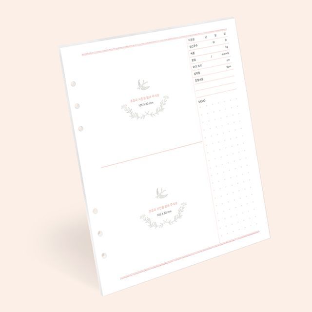 Mother's Diary Refill - Sonogram Album, 30 Sheets 