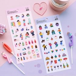 'Today's' Mini Removable Stickers