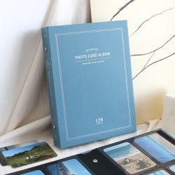 MY RECORD Photo Card Album, Pocket Type, for 128 Photos 