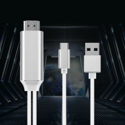 Charging Metal TYPE C TO HDMI_ Mirroring Cable (2m)