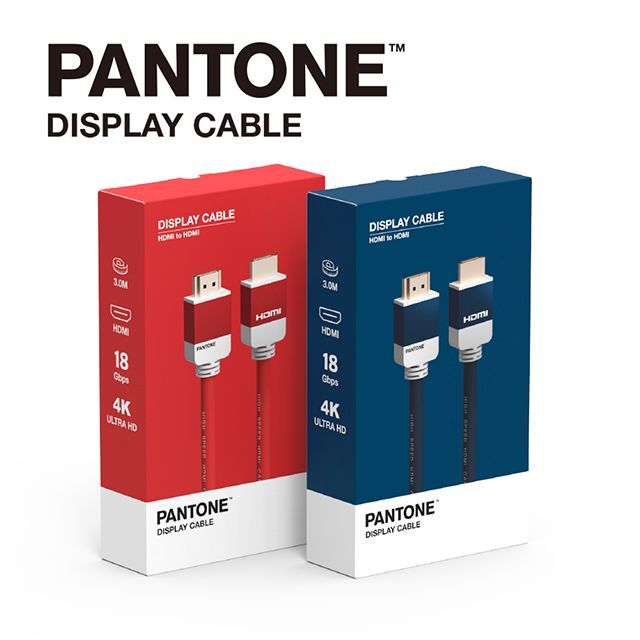 PANTONE HDMI to HDMI 3M Display Cable