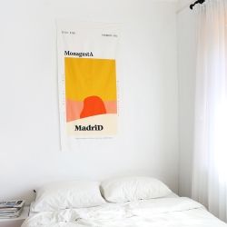 MonagustA Fabric Poster Madrid