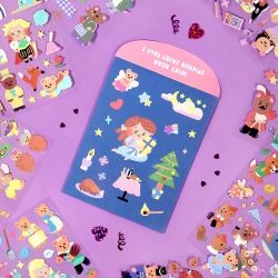 JUCY BEAR REMOVER STICKER 8SET _FAIRY TALE [09-16] 