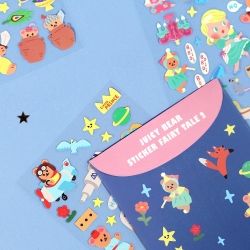 JUCY BEAR REMOVER STICKER 8SET _FAIRY TALE [09-16] 