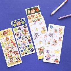 Juicy Bear Remover Seal Stickers 6 Sheets, [34-39]