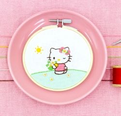 Hello Kitty Embroidery Class Kit : Hello SPRING