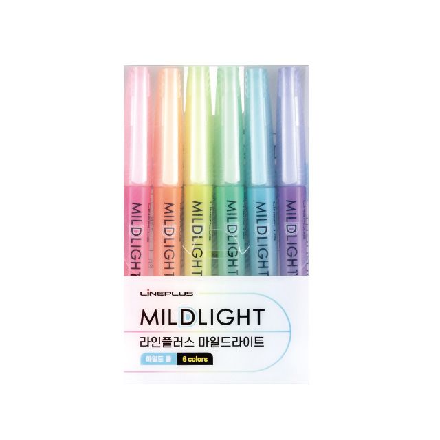Mildlight Highlighter Cool 6Colors Set 