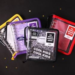 [A6] 6HOLE SQUARE TWINKLE COVER_ZIPPER