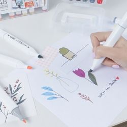 Sketch Maker Pen 24 Colors Set 