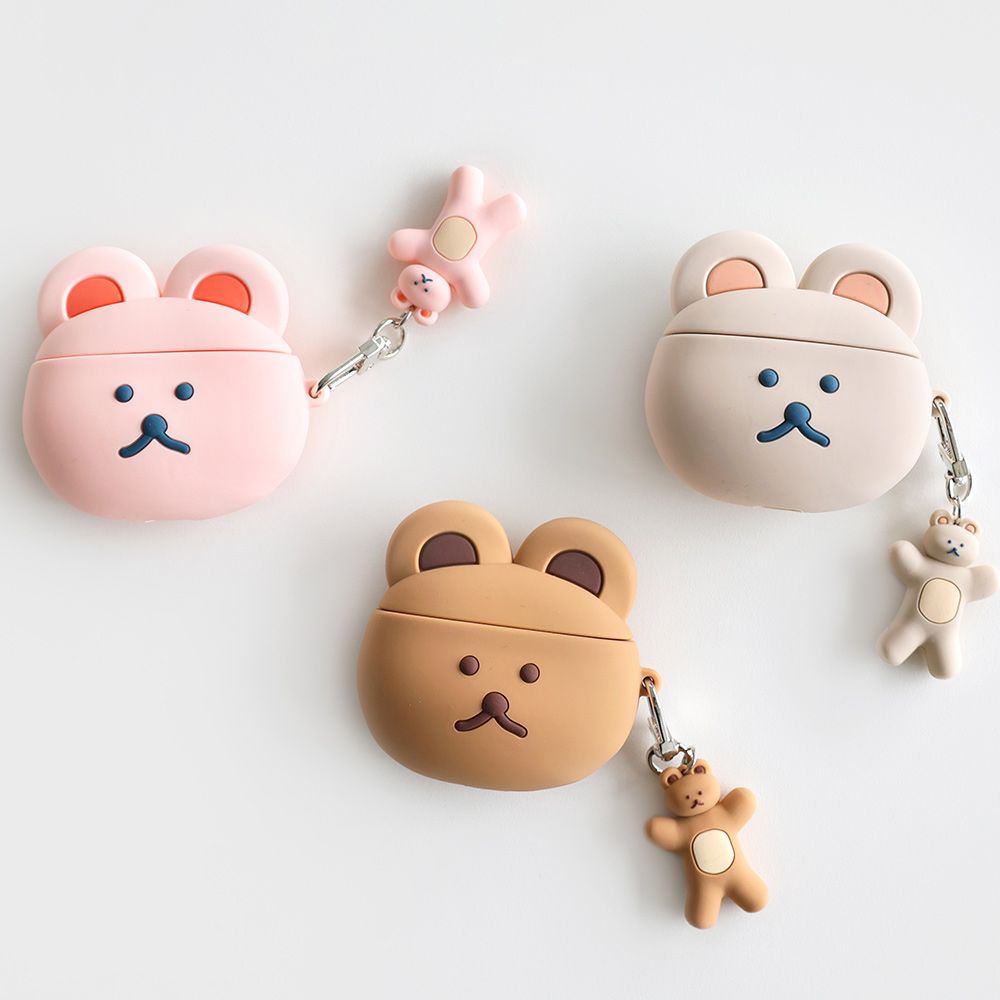 DONATDONAT Airpods Silicone Case Bear