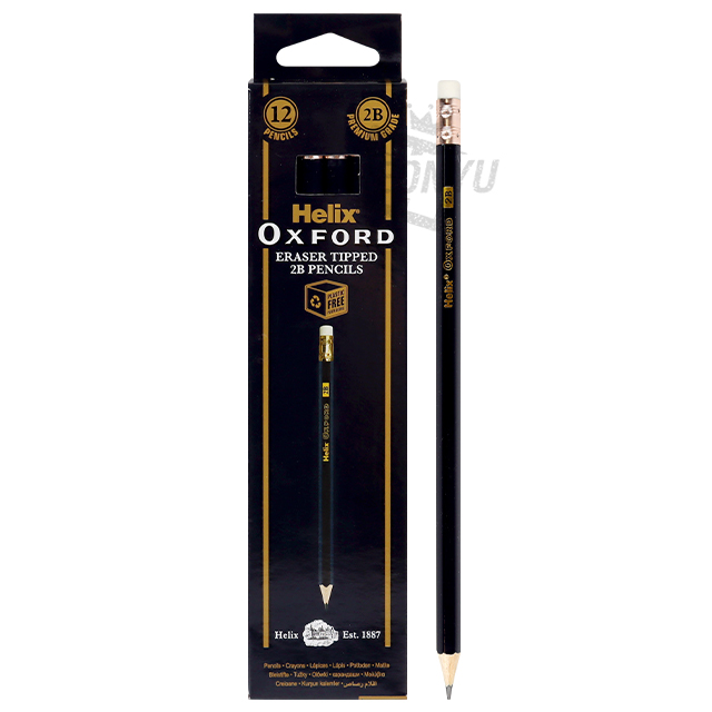 Helix Oxford Pencil 2B, Set of 12