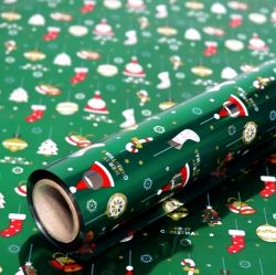 Foil Christmas Wrapping Paper, 530mmx15m 