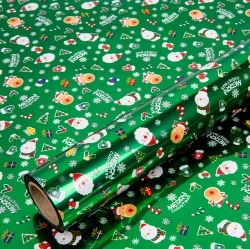 Foil Christmas Wrapping Paper, 530mmx17m 