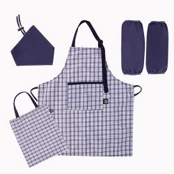 ROIDOI Indigo Art  Apron Set