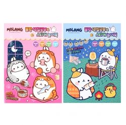 MOLANG Coloring Sticker Art Book (random)