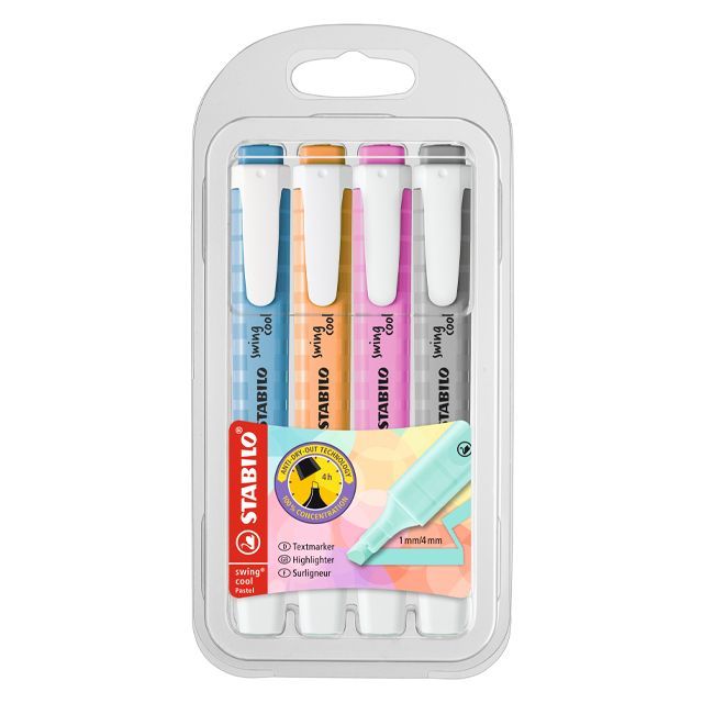 Swing Cool Highlighter Pastel, 4Colors C Set 