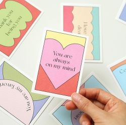 A Kind Message Card 10 Sheets 