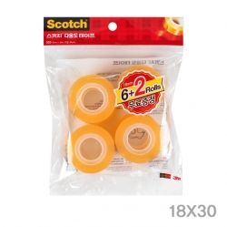 Scotch tape 550 refill (18mmx30m)_8pcs