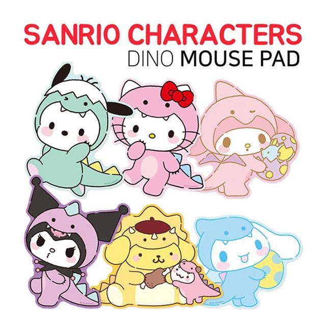 Sanrio Characters Dino Mouse Pad