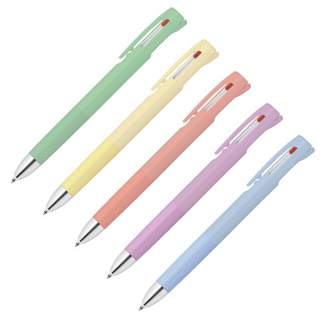Blen Stress Free 3Colors Ballpoint Pen(0.7mm), Smoky Colors